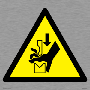 WM11934: W030 Warning: Hand crushing between press brake tool