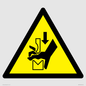 WM11934: W030 Warning: Hand crushing between press brake tool