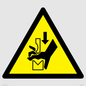 WM11934: W030 Warning: Hand crushing between press brake tool