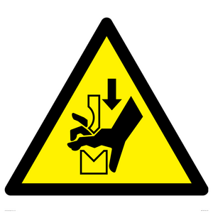 WM11934: W030 Warning: Hand crushing between press brake tool