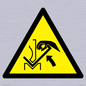 WM11936: W031 Warning: Hand crushing between press brake and material