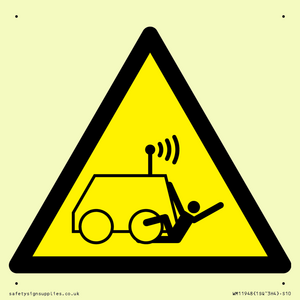 WM11948: W037 Warning: Run over by remote operator controlled machine