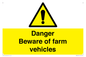 WM12045: Danger Beware of farm vehicles
