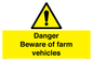 WM12045: Danger Beware of farm vehicles