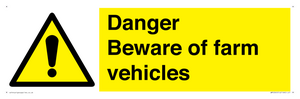 WM12045: Danger Beware of farm vehicles