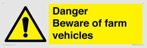 WM12045: Danger Beware of farm vehicles