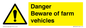 WM12045: Danger Beware of farm vehicles
