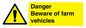 WM12045: Danger Beware of farm vehicles