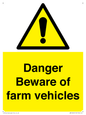 WM12045: Danger Beware of farm vehicles