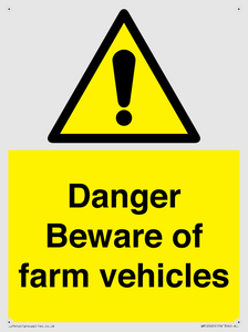 WM12045: Danger Beware of farm vehicles