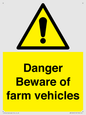 WM12045: Danger Beware of farm vehicles