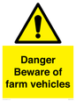 WM12045: Danger Beware of farm vehicles
