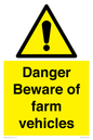 WM12045: Danger Beware of farm vehicles