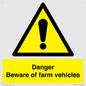 WM12045: Danger Beware of farm vehicles