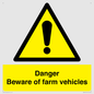 WM12045: Danger Beware of farm vehicles