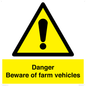 WM12045: Danger Beware of farm vehicles