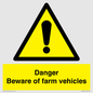 WM12045: Danger Beware of farm vehicles