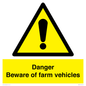 WM12045: Danger Beware of farm vehicles