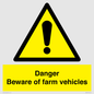 WM12045: Danger Beware of farm vehicles