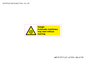 WM13107: danger automatic machinery may start without warning