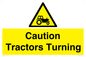 WM13189: Caution Tractors Turning
