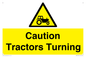 WM13189: Caution Tractors Turning