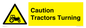 WM13189: Caution Tractors Turning