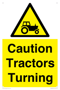 WM13189: Caution Tractors Turning