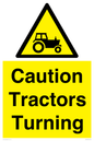 WM13189: Caution Tractors Turning