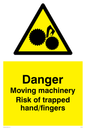 WM149: Machinery risk trapped finger