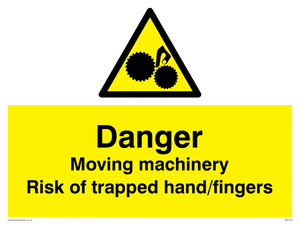 WM149: Machinery risk trapped finger