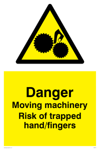 WM149: Machinery risk trapped finger