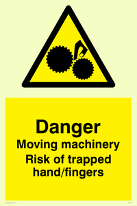 WM149: Machinery risk trapped finger