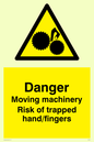WM149: Machinery risk trapped finger