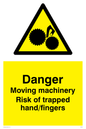 WM149: Machinery risk trapped finger