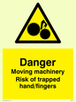 WM149: Machinery risk trapped finger
