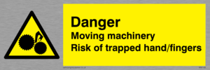 WM149: Machinery risk trapped finger