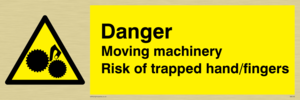 WM149: Machinery risk trapped finger