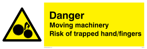 WM149: Machinery risk trapped finger