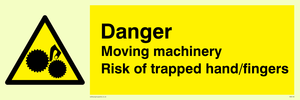 WM149: Machinery risk trapped finger