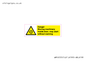 WM16555: Danger Moving machinery inside door
