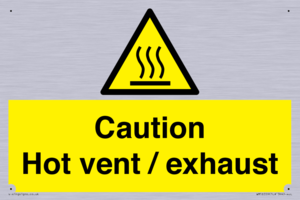 WM16559: Caution Hot vent / exhaust