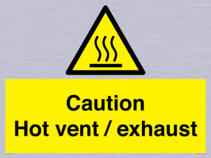 WM16559: Caution Hot vent / exhaust
