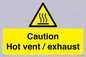 WM16559: Caution Hot vent / exhaust
