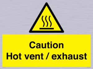 WM16559: Caution Hot vent / exhaust
