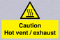WM16559: Caution Hot vent / exhaust