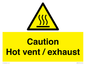 WM16559: Caution Hot vent / exhaust