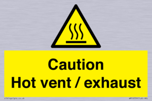 WM16559: Caution Hot vent / exhaust