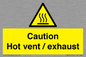WM16559: Caution Hot vent / exhaust