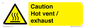 WM16559: Caution Hot vent / exhaust